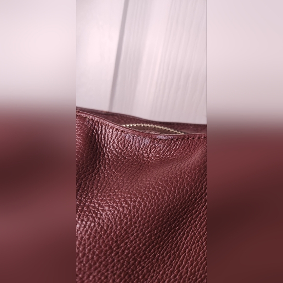 Coach Sienna Park Carrie Brown Shoulder bag Pebbled Leather 2013 Purse Hobo - Picture 8 of 15